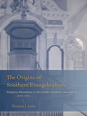 cover image of The Origins of Southern Evangelicalism